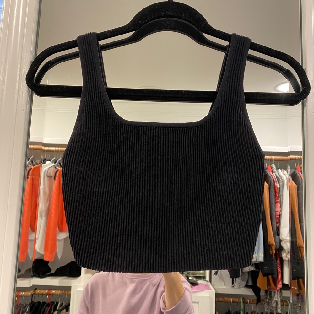 Babaton black Crop top